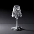 Lampe de Table LED Cristal 3-en-1 Sans Fil Rechargeable