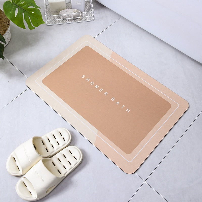 Tapis de Bain Absorbant et Antidérapant