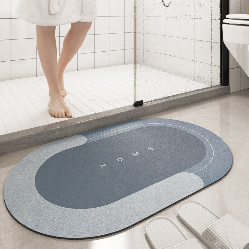 Tapis de Bain Absorbant et Antidérapant