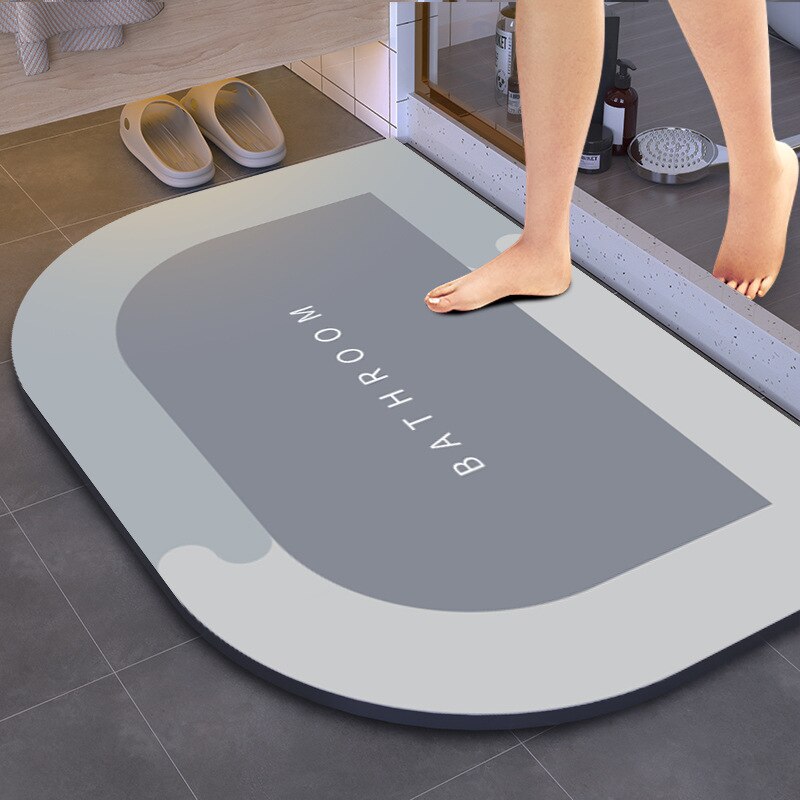 Tapis de Bain Absorbant et Antidérapant