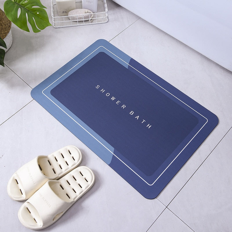 Tapis de Bain Absorbant et Antidérapant