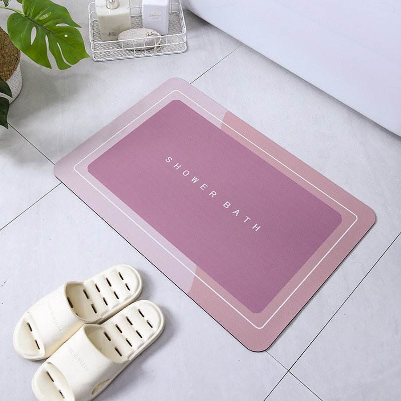 Tapis de Bain Absorbant et Antidérapant