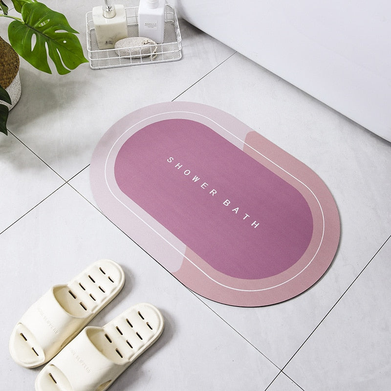 Tapis de Bain Absorbant et Antidérapant