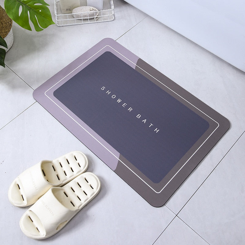 Tapis de Bain Absorbant et Antidérapant