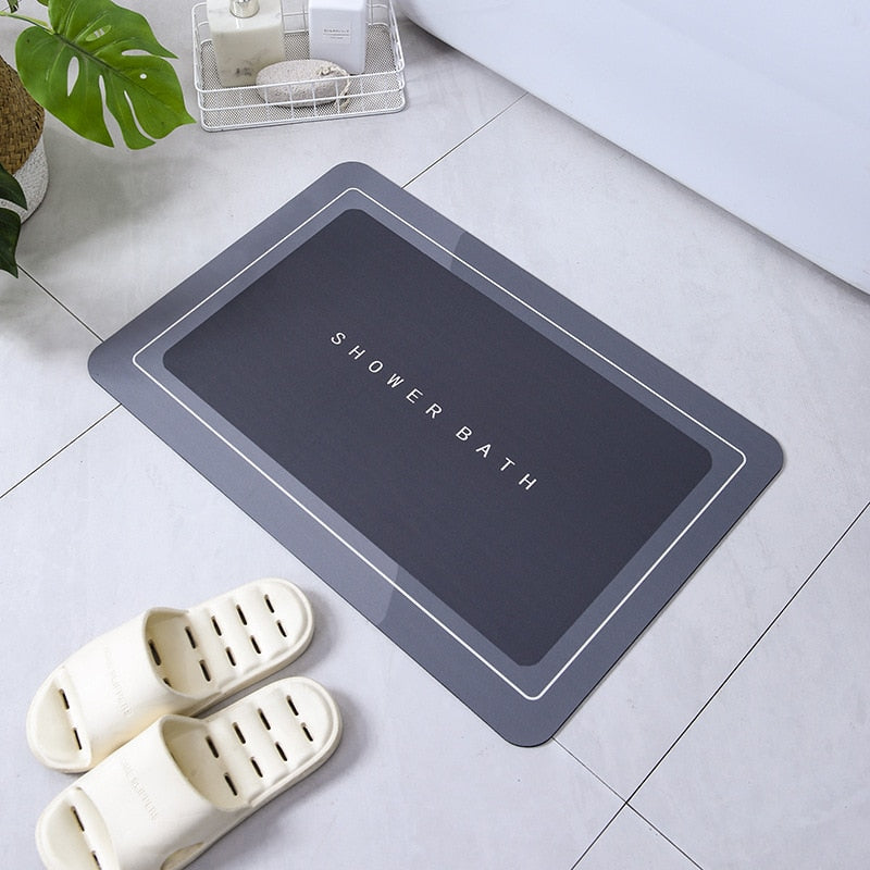 Tapis de Bain Absorbant et Antidérapant