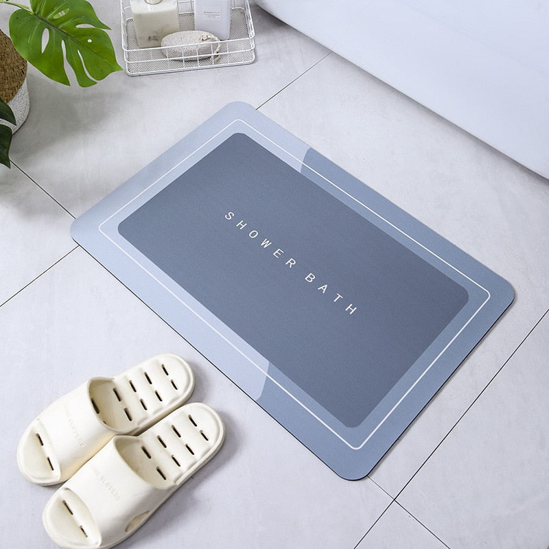 Tapis de Bain Absorbant et Antidérapant