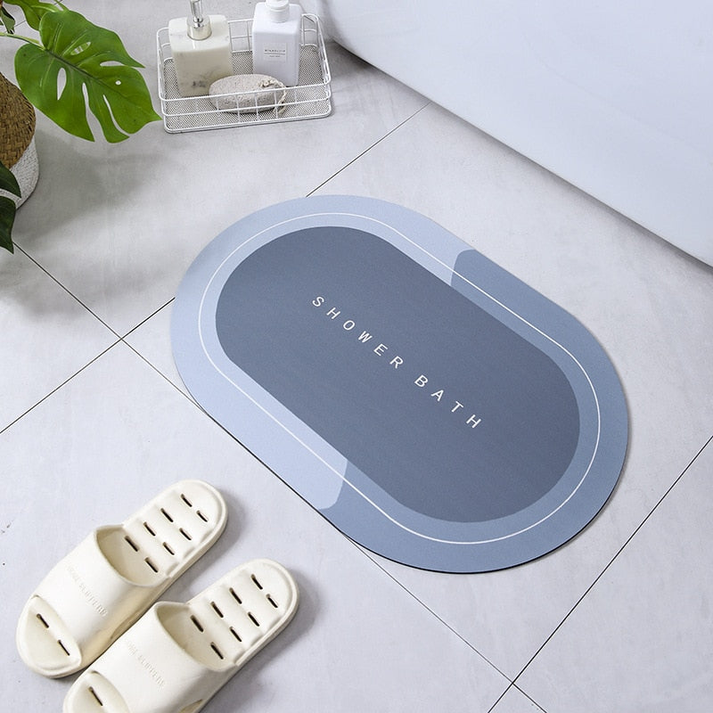 Tapis de Bain Absorbant et Antidérapant